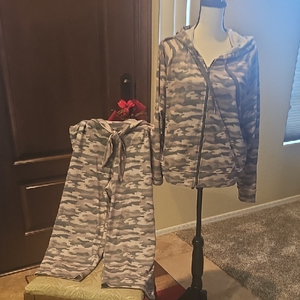 Camouflage Boho Pant Set.